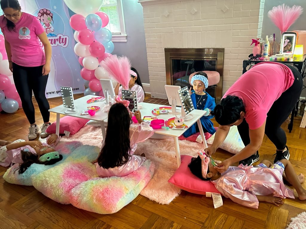 sparty-spa_parties-Kids pamper party New York-Fiesta de cumpleaños temática spa en Brooklyn